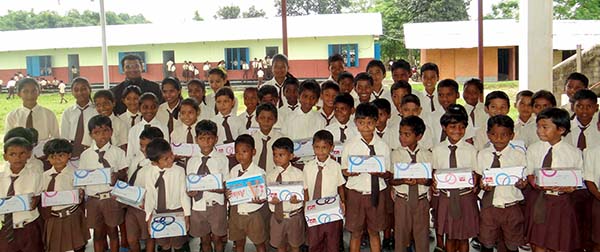 At the beginning of the new school year all of the pupils had got a pair of new shoes.